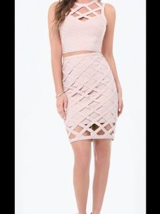 Courtney Cage Bangage Top & Skirt